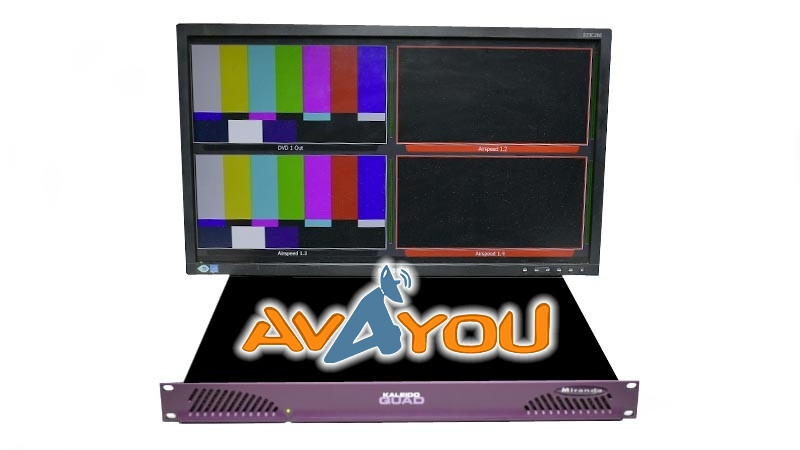 Miranda Kaleido Quad Main HD 4CH Multi-Image Display Processor Multiviewer