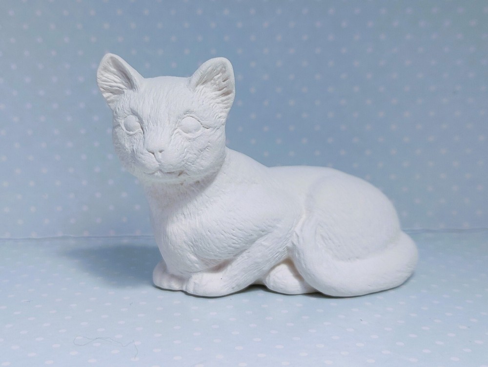 Cat ~ Ceramic Bisque Ready to Paint