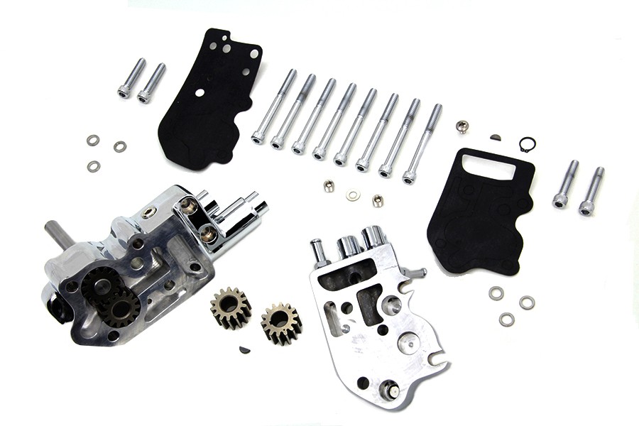 Chrome Oil Pump Assembly fits Harley Davidson