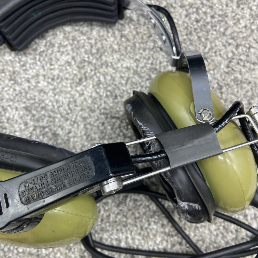 David Clark Headset H10-86 Aviation Green Untested