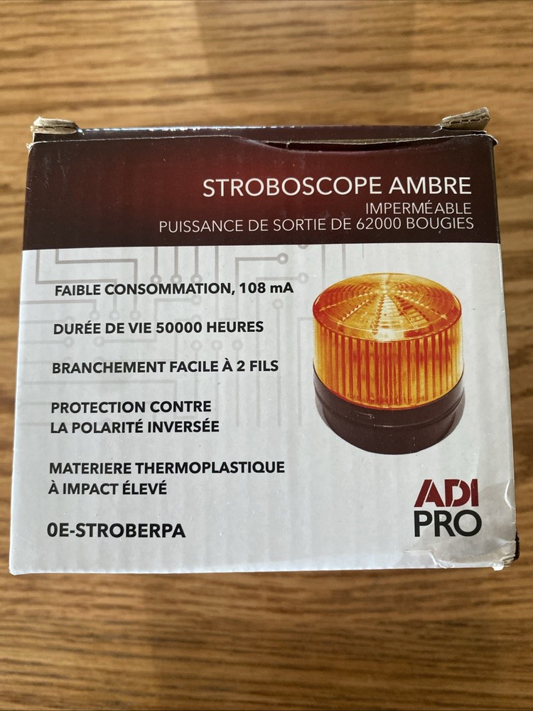ADI PRO W BOX 0E-STROBERPA Rainproof Strobe - Amber