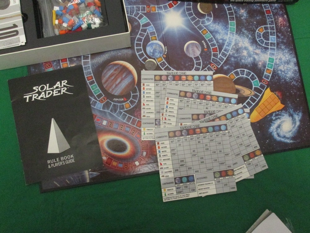 SOLAR TRADER - 1990 SOLAR GAMES - BOX SET - COMPLETE