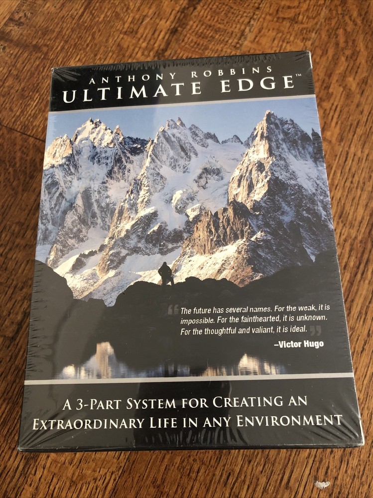 Anthony Robbins - Ultimate Edge 3 Part System - CD & DVD Set