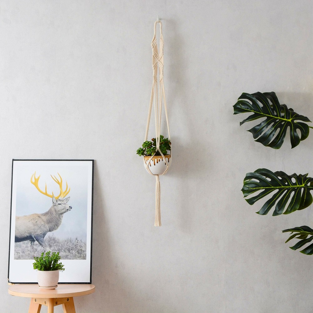 5pc. Macramé Plant Hangers