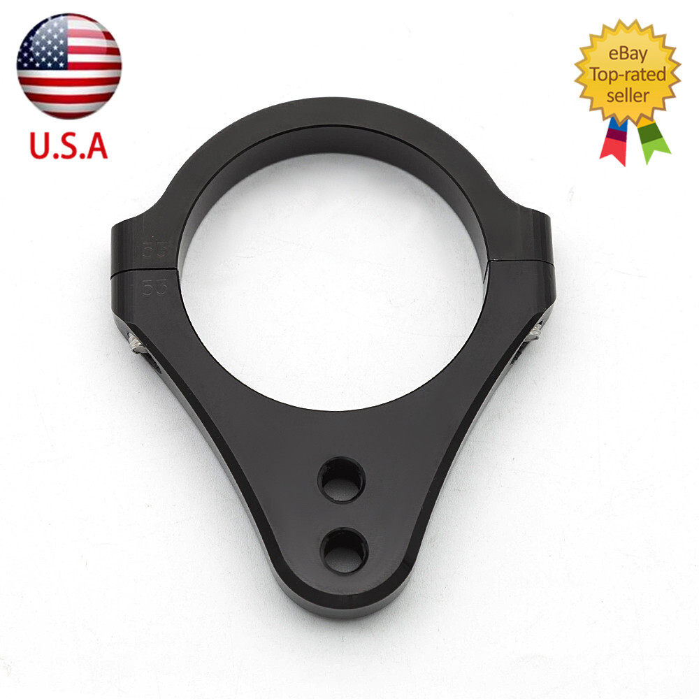 43mm 1x Universal Motorcycle CNC Steering Damper Fork Frame Mount Clamp Bracket