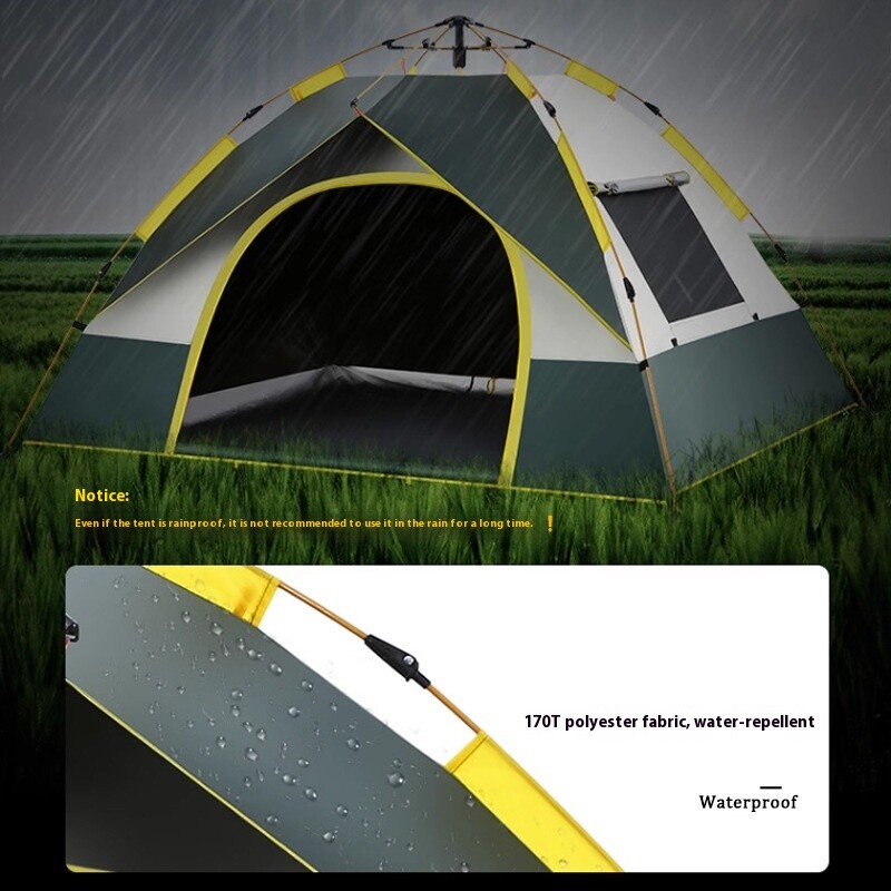 Tent Outdoor Camping 3-4 People Automatic Quickly Opens