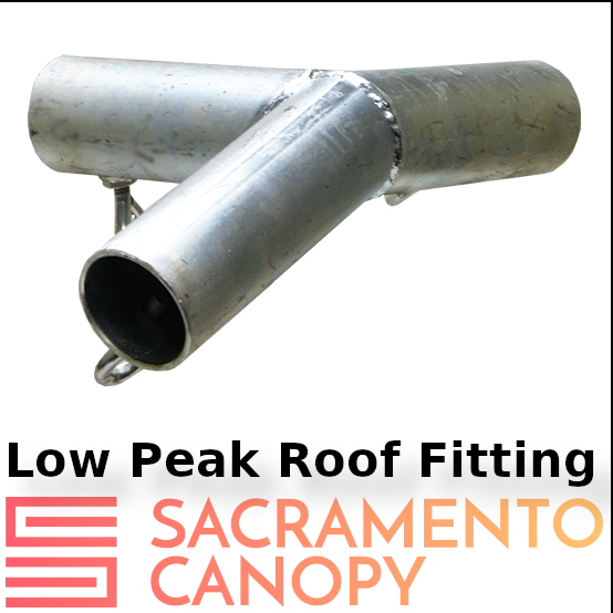 Low Peak Canopy Fittings Kits, DIY Carport or Greenhouse, EMT Connector Parts