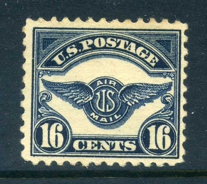 C5, 16¢ Early Airmail, Mint No Gum, Scott $60