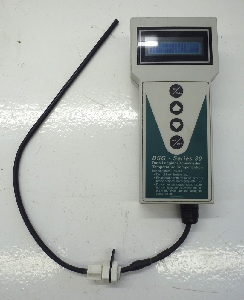 DSG Series 30 Data Logging Downloading Temperature Compensation