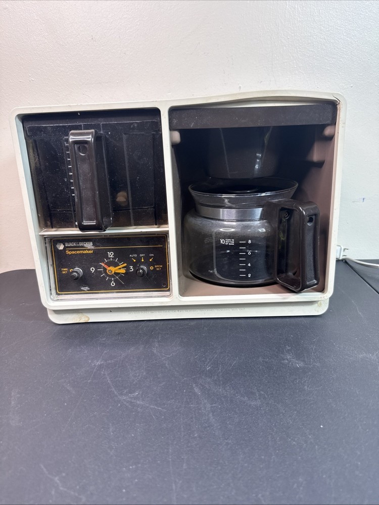 Vintage Black & Decker Spacemaker Drip Coffee Maker SDC Tested Working SDC2D