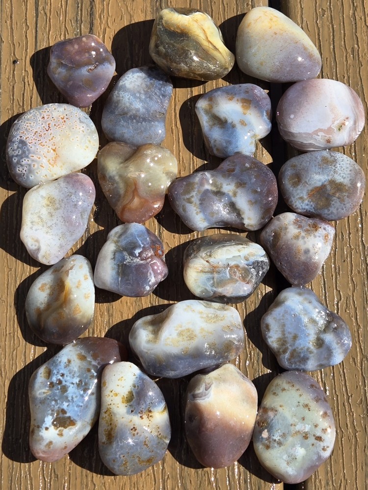 Botswana Agate Selects - UNDERNEATH - Rough, Natural, Not Polished A+ Grade