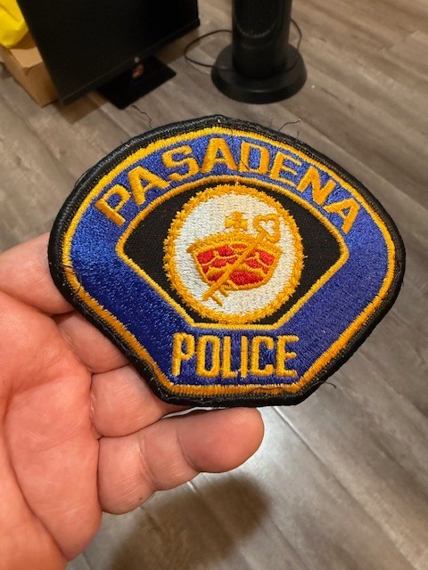 PASADENA POLICE PATCH