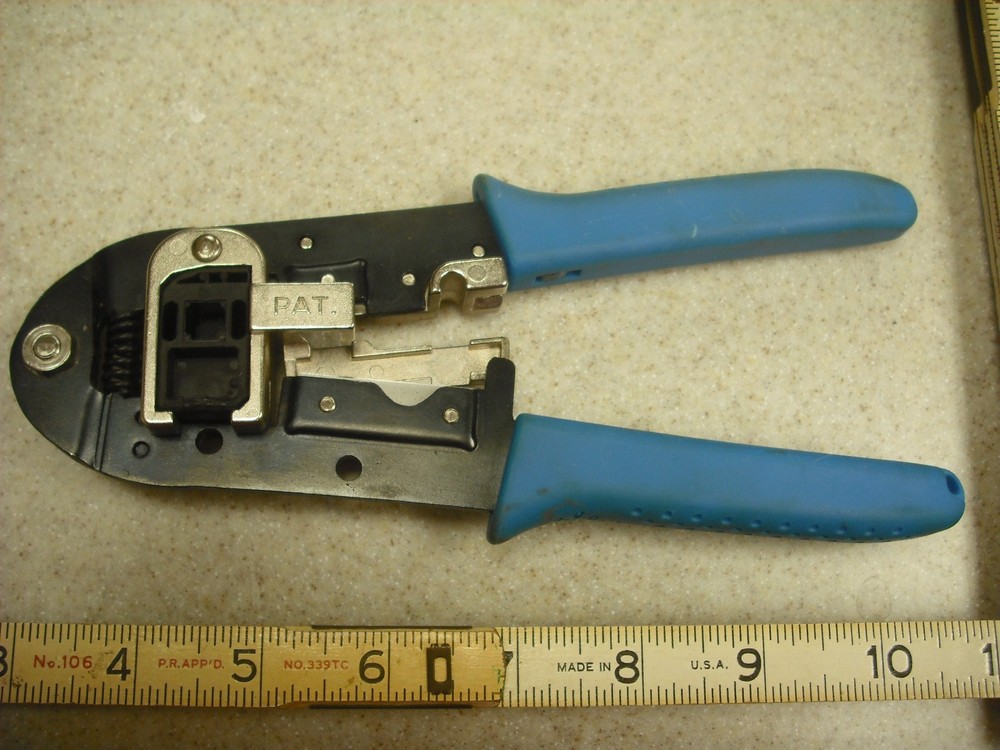 Ideal Telemaster Modular Plug Crimp Tool 30-496 and Type 5 Tool