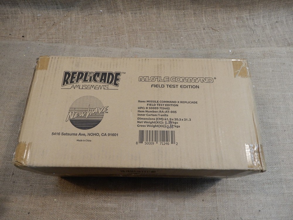 New Wave Missile Command Replicade Arcade Cabinet Field Test Edition