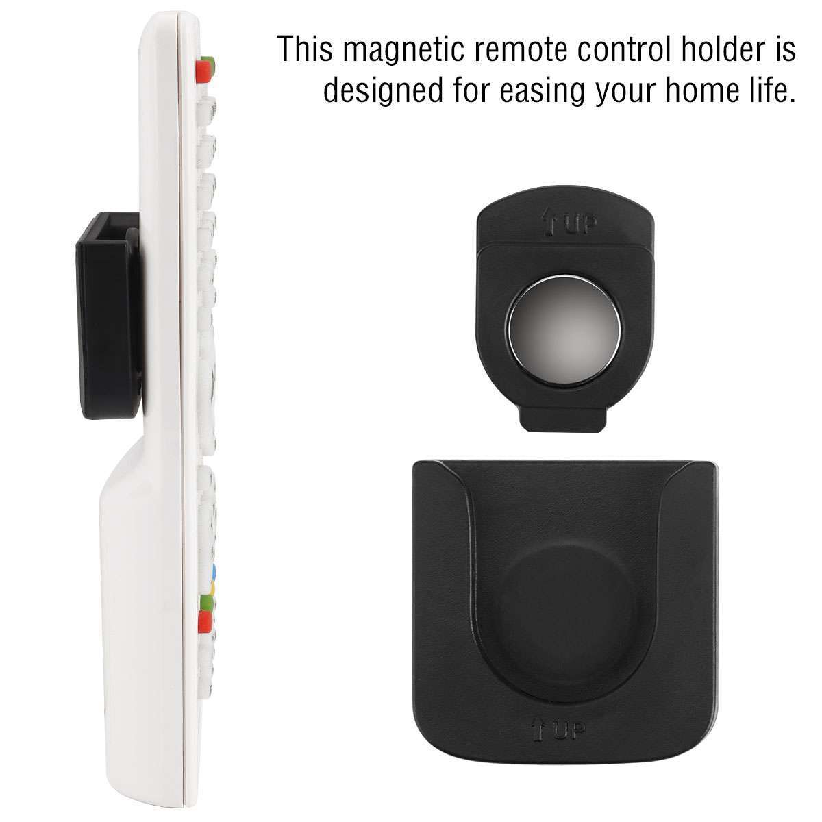 1/2/4PCS Remote Control Holder for Wall Magnetic Self-Adhesive Remote Organizer