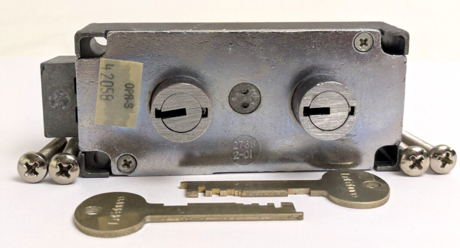 LeFebure 7700 Bank Safe Deposit Box Locks w/ Renter Keys 3/8" Nose ~ Build A Lot