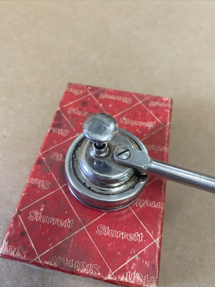 Starrett 657A 196B Magnetic Base, Swivel Post Assembly, And Indicator Set
