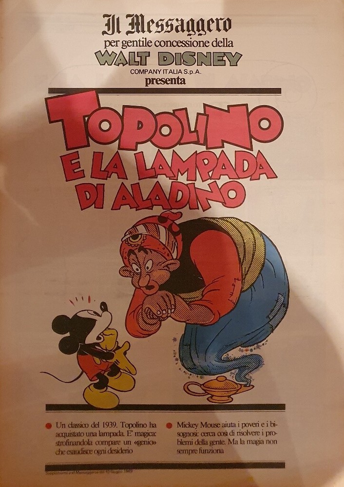 MESSENGER MOUSE AND ALADDIN'S LAMP