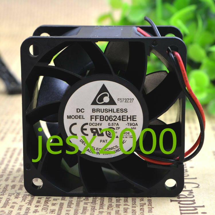 1PC For Delta FFB0624EHE 24V 0.57A 6CM 2 WIRES
