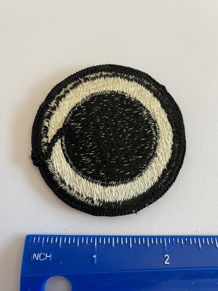 US Army 1st Corps White Black Circle INV5466
