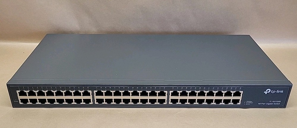 TP-LINK Technologies TP-Link (TL-SG1048) 48-Ports Rack-Mountable Ethernet Switch
