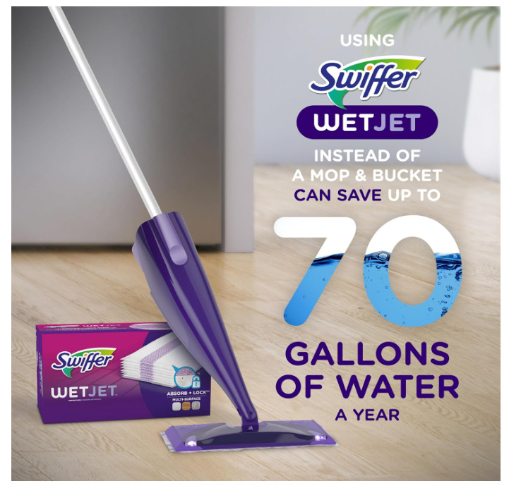 Swiffer WetJet Mop Pad Refills, MultiSurface, 24 Count