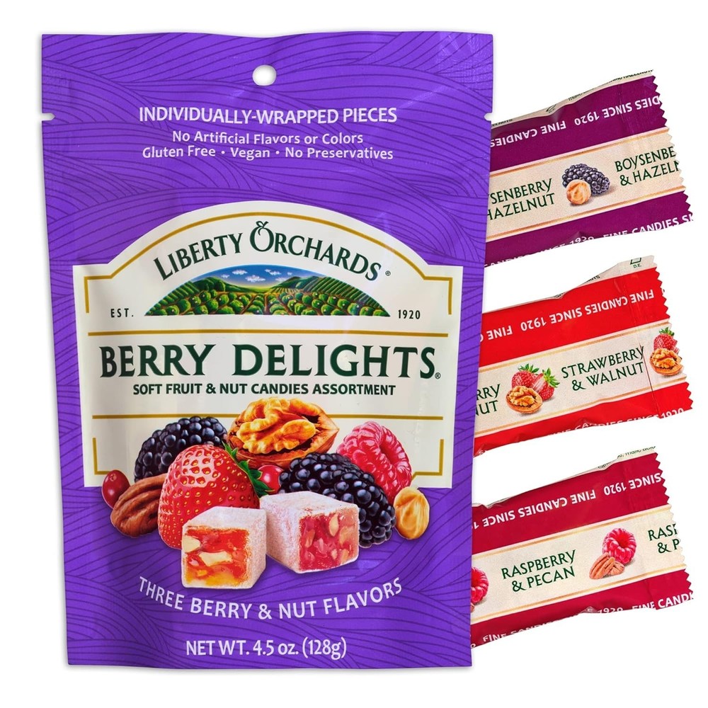 Delicious Assorted Berry Turkish Delight - 4.5oz Perfect Gift