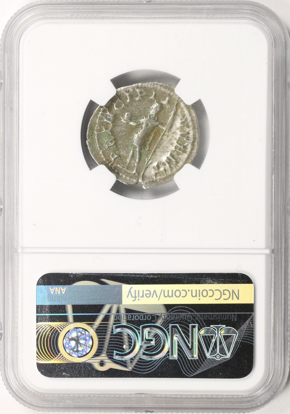 Roman Empire Philip II AR Double Denarius AD 247-249 NGC VF Ancient Coin