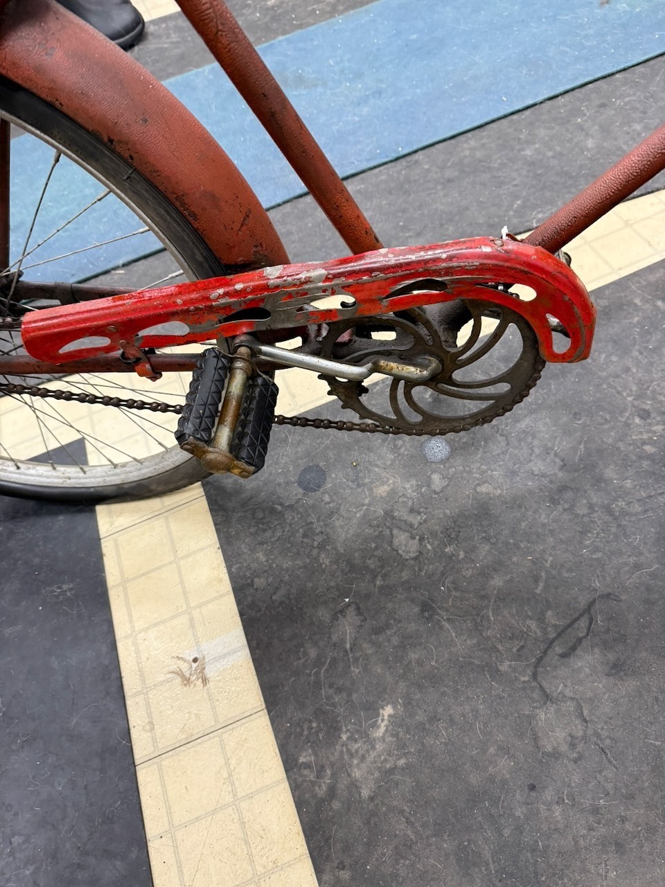 Western Flyer Mens 26" Bicycle 1940's? Vintage Rusty Rat Rod Cruiser