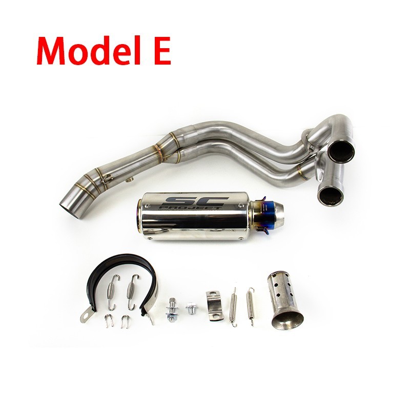 YZF R7 2021-2025 for Yamaha MT-07 Whole System Exhaust Header Pipe Muffler Tips