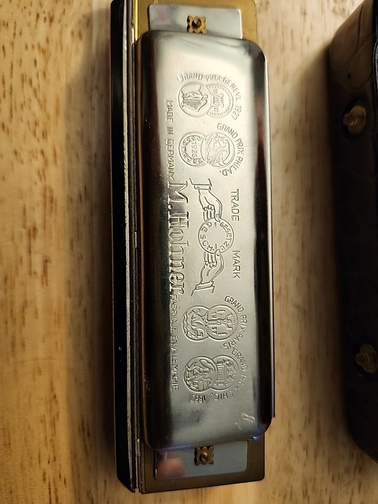 VTG Hohner Chromonica 260-C Harmonica Made In Germany With Case