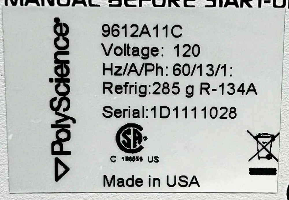 PolyScience 9612A11C Chiller *used working