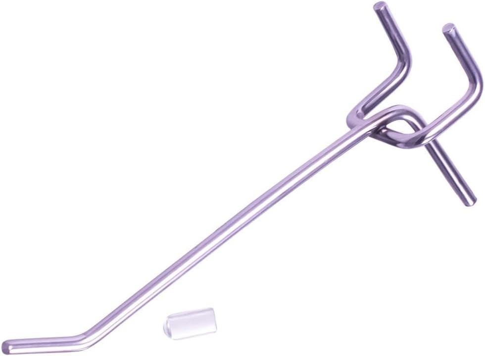 Versatile 30-Piece Silver Pegboard Hooks - 4-Inch Heavy-Duty Storage Solution