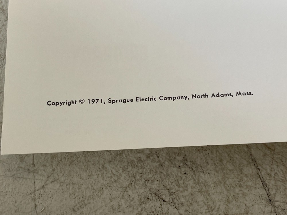 Vintage 1982 Sprague Integrated Circuits Data Book Electronics Reference