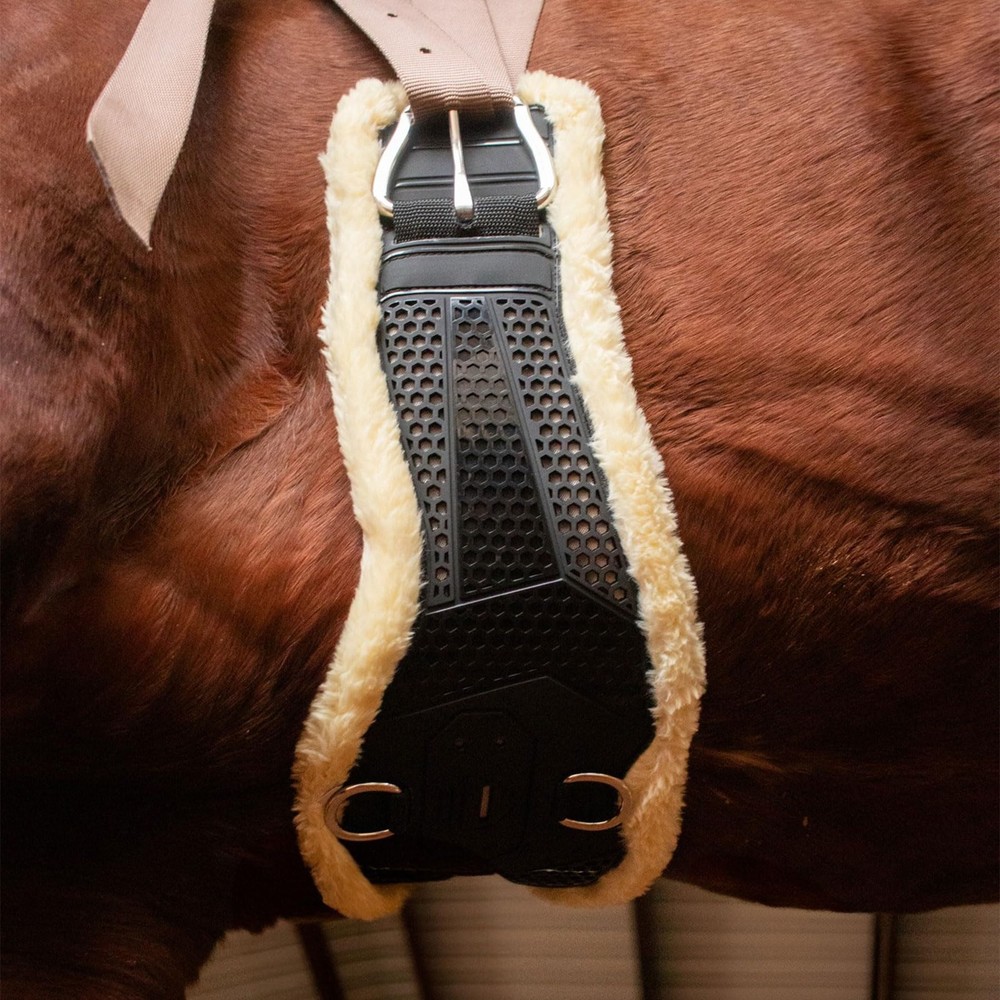 Contoured VenTECH Cinch for Horses - Durable Ventilated TPU Outer Shell Breat...