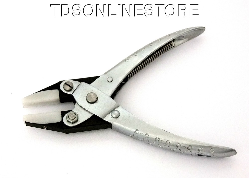 Parallel Nylon Jaw Pliers With Return Spring