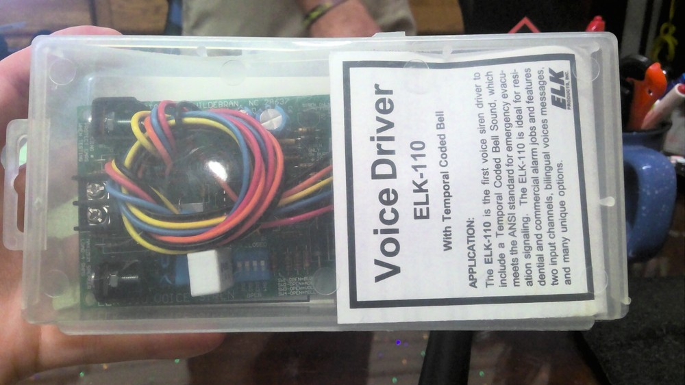 Elk 110 Voice Driver Module with Temporal Coded Bell