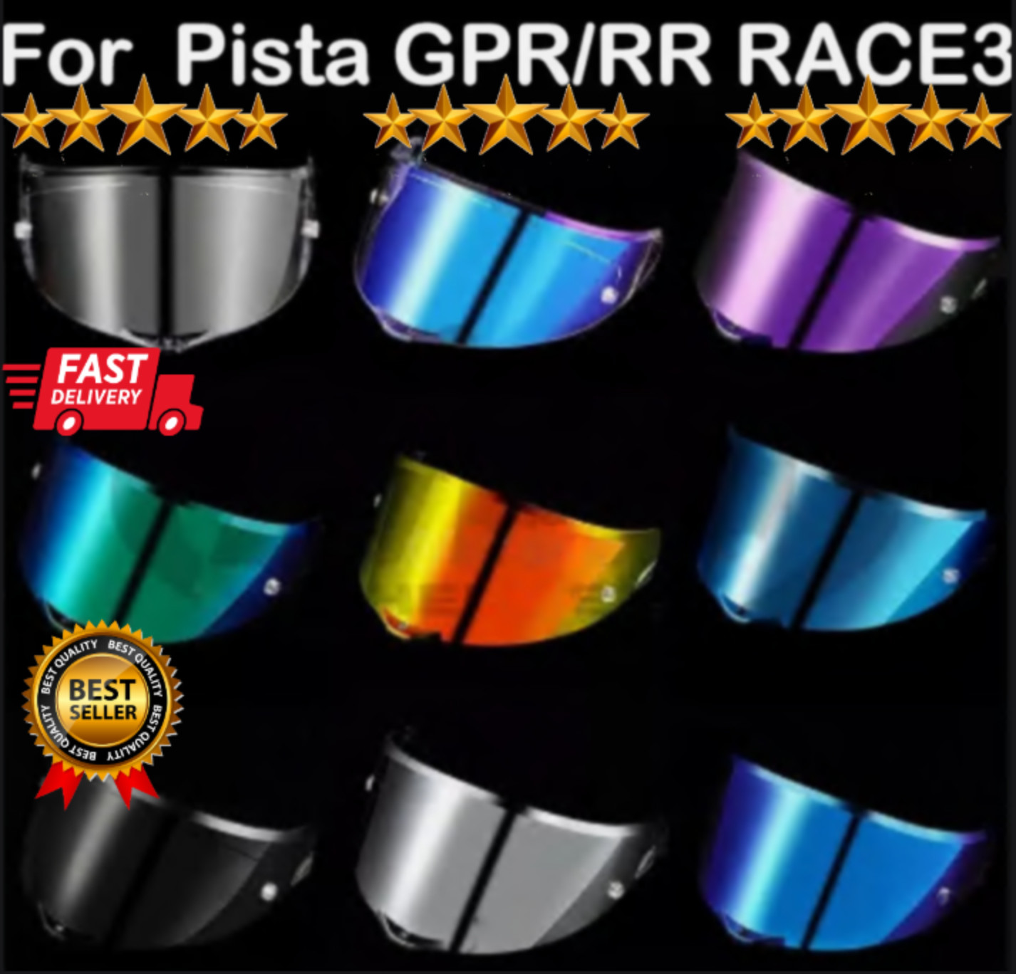 For AGV PISTA GP RR GP R AGV Corsa R Corsa RR RACE3 Motorcycle Helmet Visor Lens