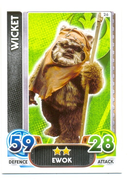 Topps 2015 Star Wars Force Attax - Force Awakens #26 - Wicket