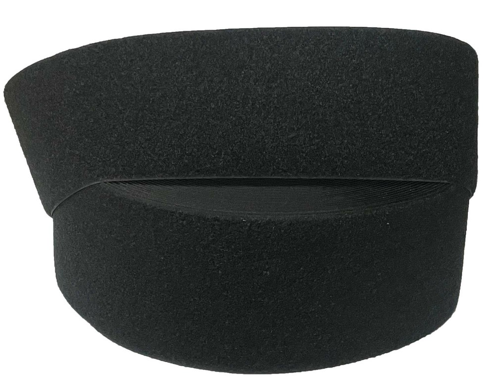 100mm - 4" Black - Loop ( Military / Defence Standard / Fluffy