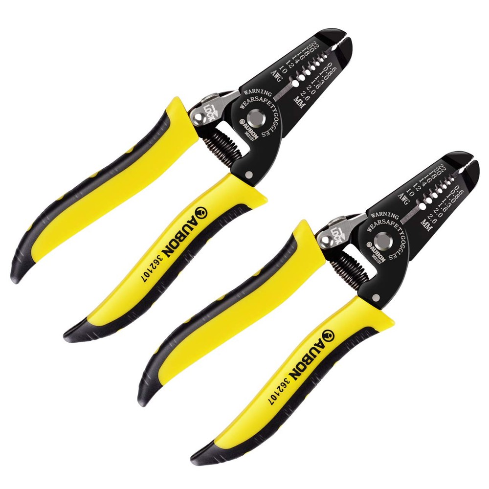 2-Pack 10-22 AWG Wire Stripper Wire Cutter Gauge Stripper Wire Stripping Tool