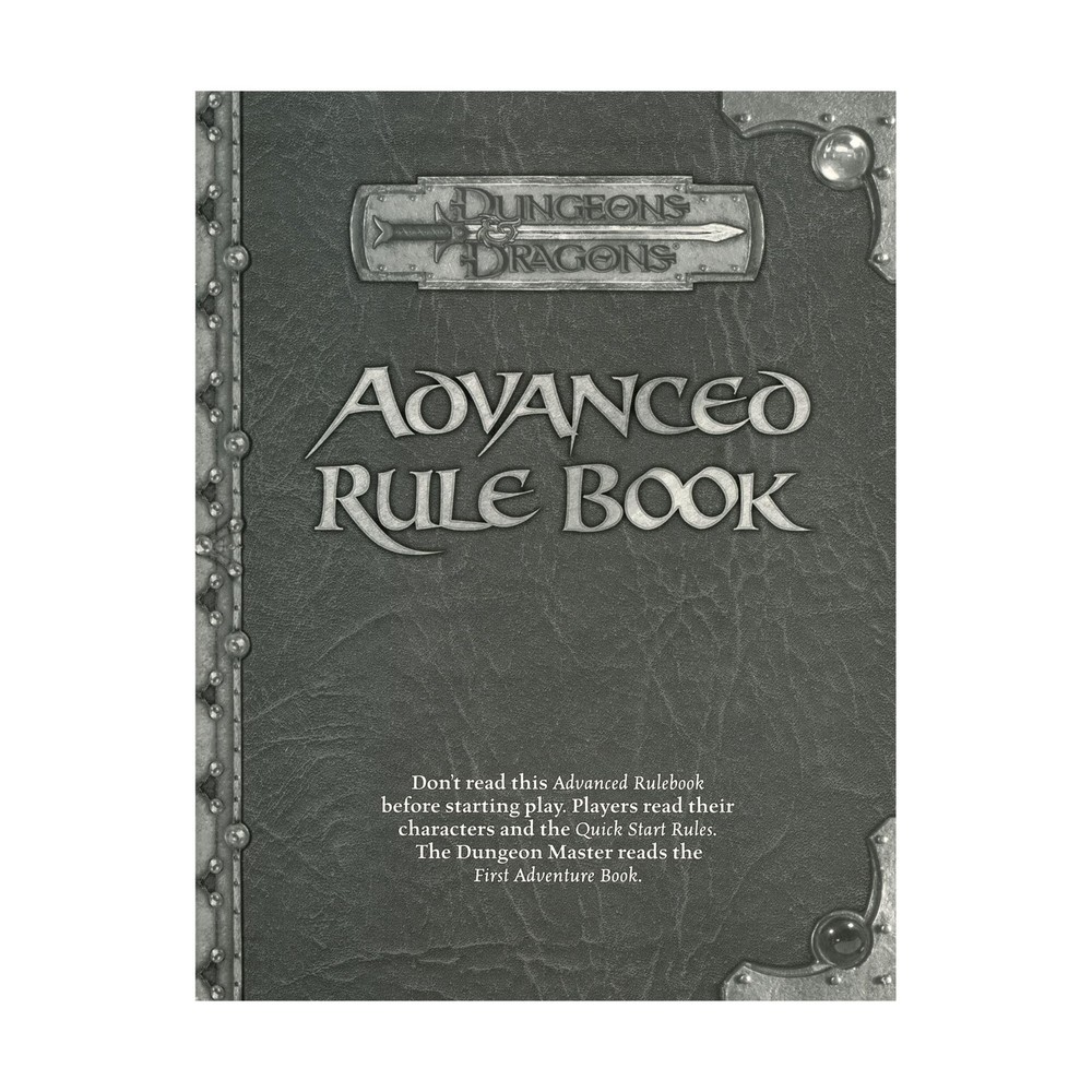 WotC D&D 3rd Ed  Basic Game w/Black Dragon (1st Ed) - Advanced Rule Book On EX