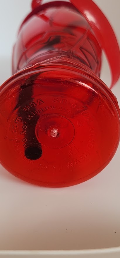 Six Flags Souvenir Cup 2017 Red Cup Coca-Cola Embossed Plastic Roller Coaster