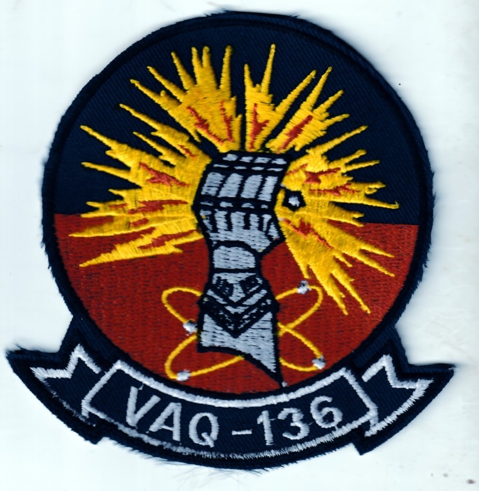 USN US Navy VAQ-136 Electronic Attack Squadron 135 "Gaunlets" patch