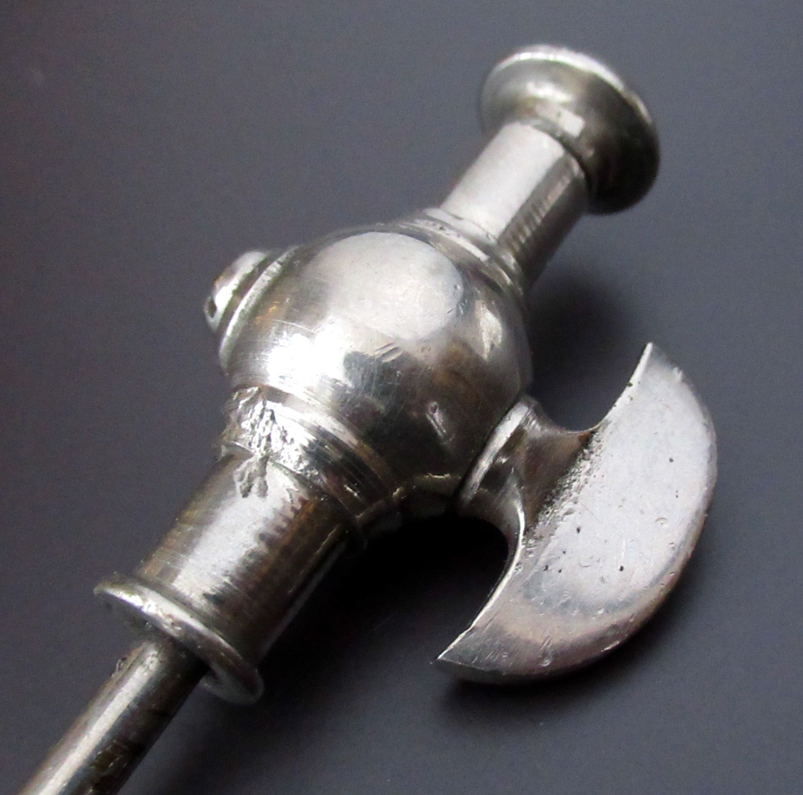 Antique Victorian Half Axe Champagne Bottle Needle Tap Regulator Steel Faucet