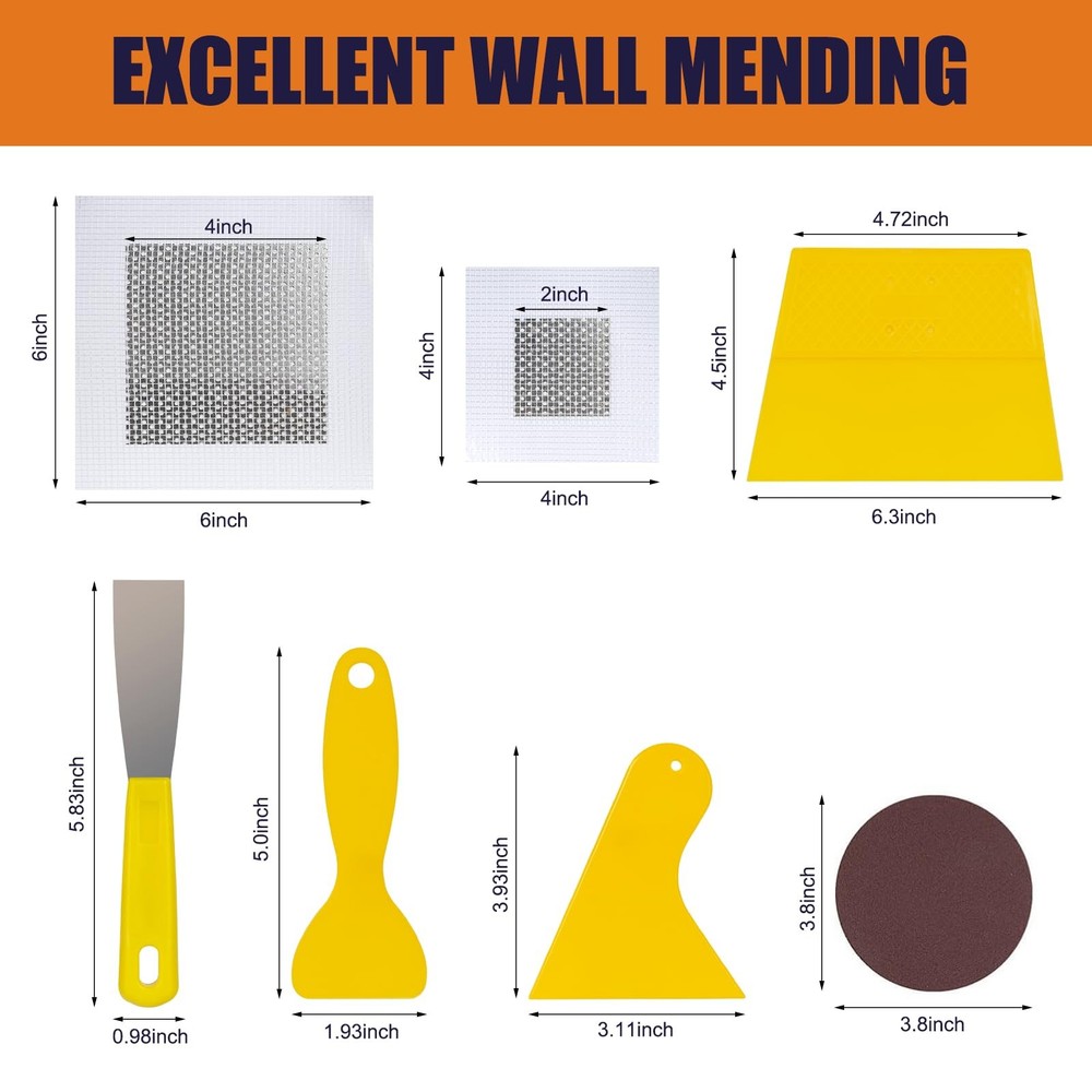 Drywall Repair Kit Hole Patch Kits Wall Spackle 1Pack
