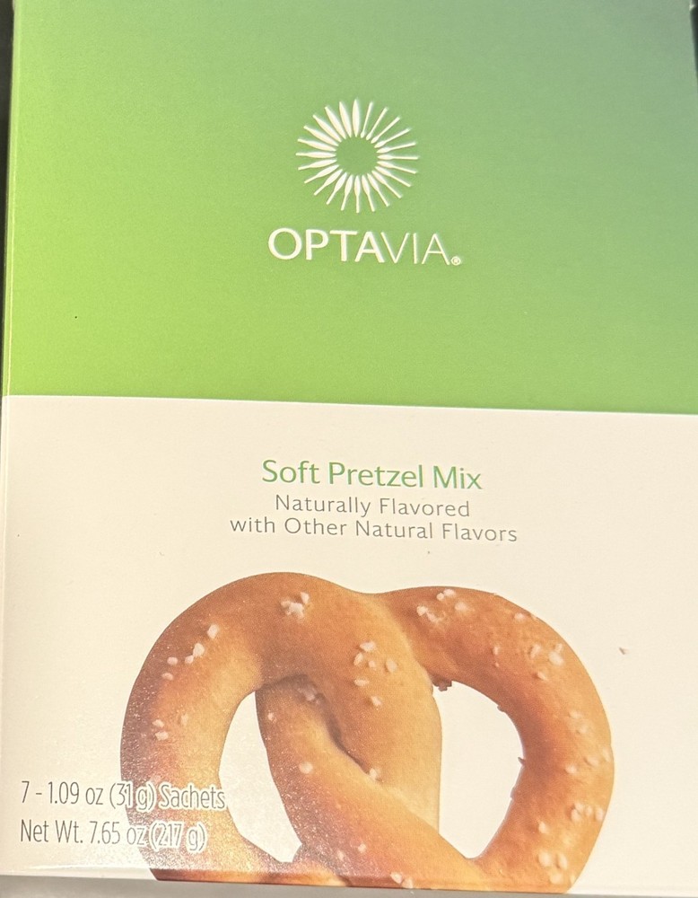 Optavia Soft Pretzel Mix Mix - 7 packets Exp 12/2026 FREE SHIP