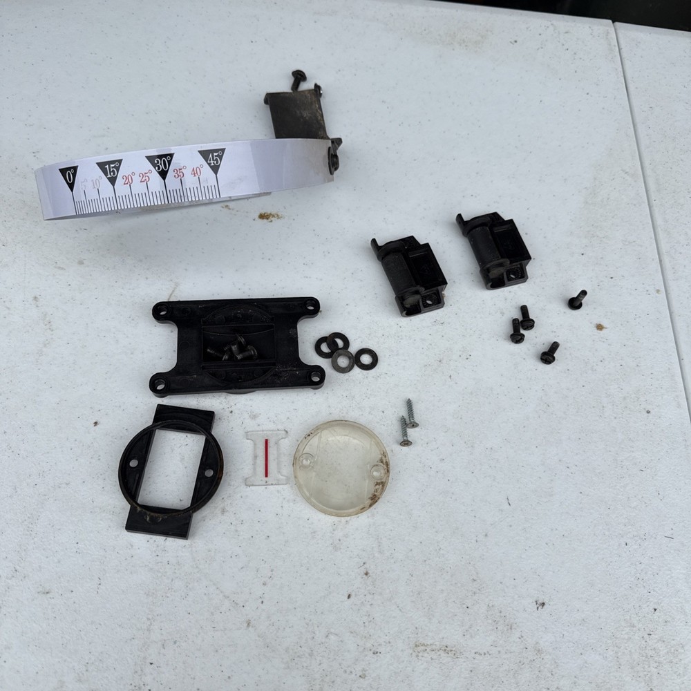 Hitachi C10FL Table Saw Bevel Angle Gauge Assembly