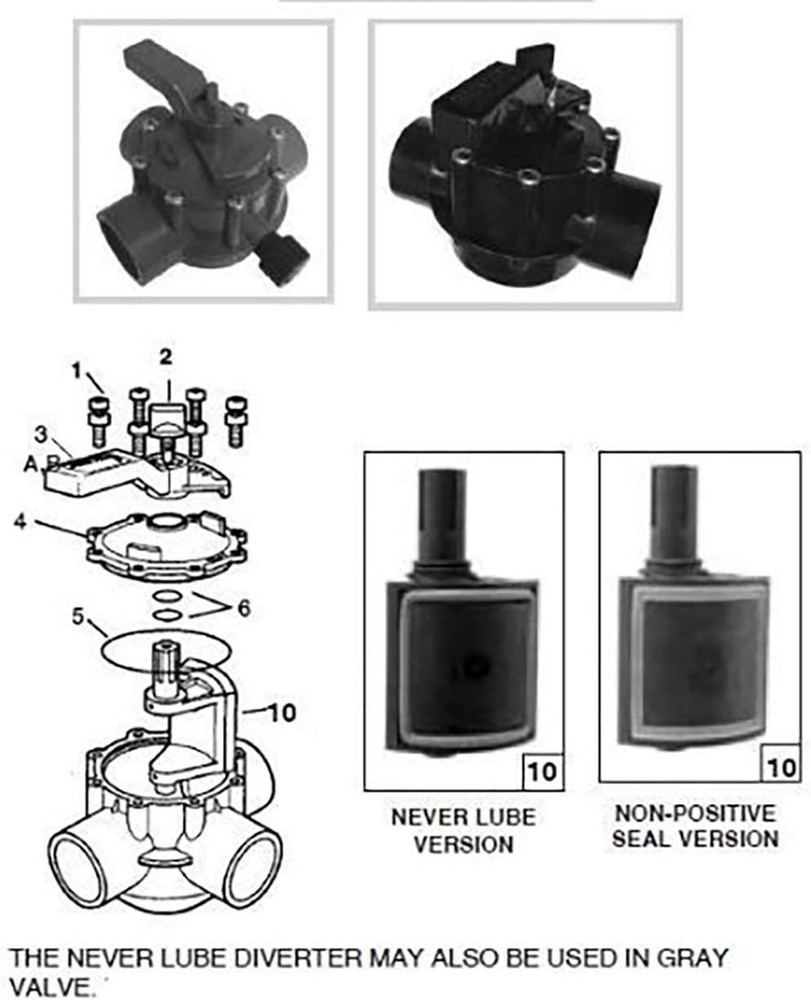 Replacement Diverter Valve Kit for Jandy - 4720 - Enhanced Pool Efficiency