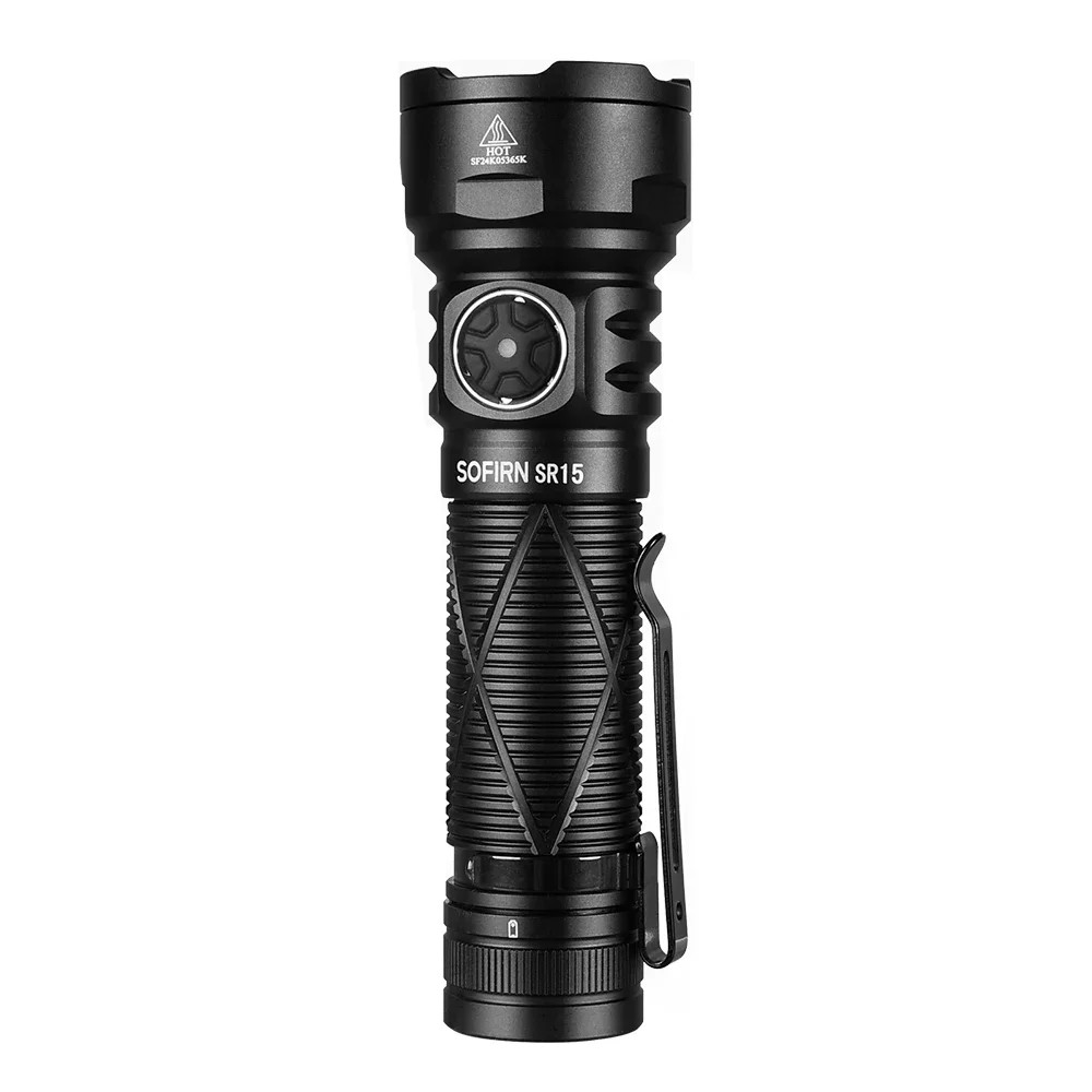 Rechargeable Flashlight 4500lm Super Bright Long Beam Distance EDC Torch
